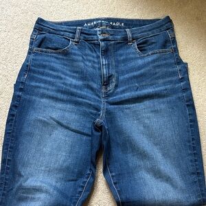 American Eagle Outfitters High Rise Blue Jeans